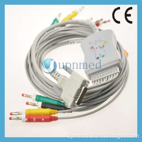 Schiller 10-Lead ECG Cable with Leadwires